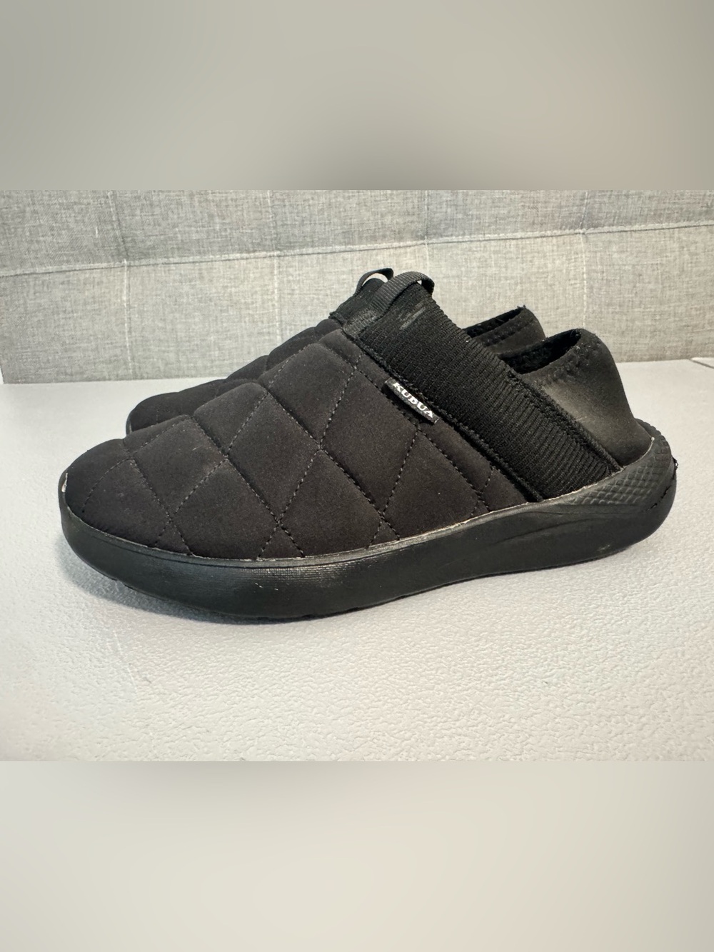 Kubua Black Quilted Slip-On Loafer 38 (7.5)
